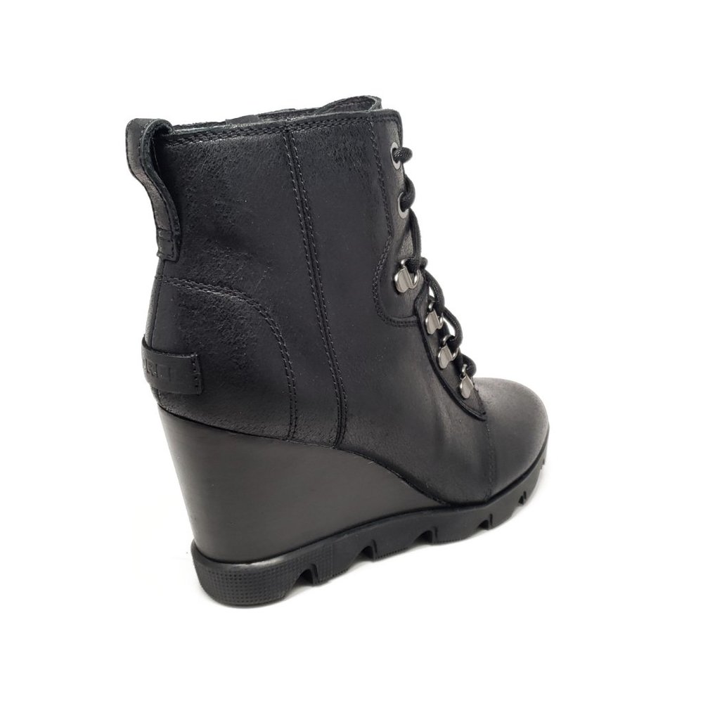 Sorel Joan Uptown Leather Wedge Boots 7.5 8 9 10 - Picture 4 of 7